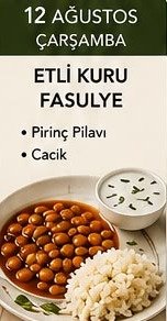 Etli Kuru Fasulye - Florya Catering House örnek menü